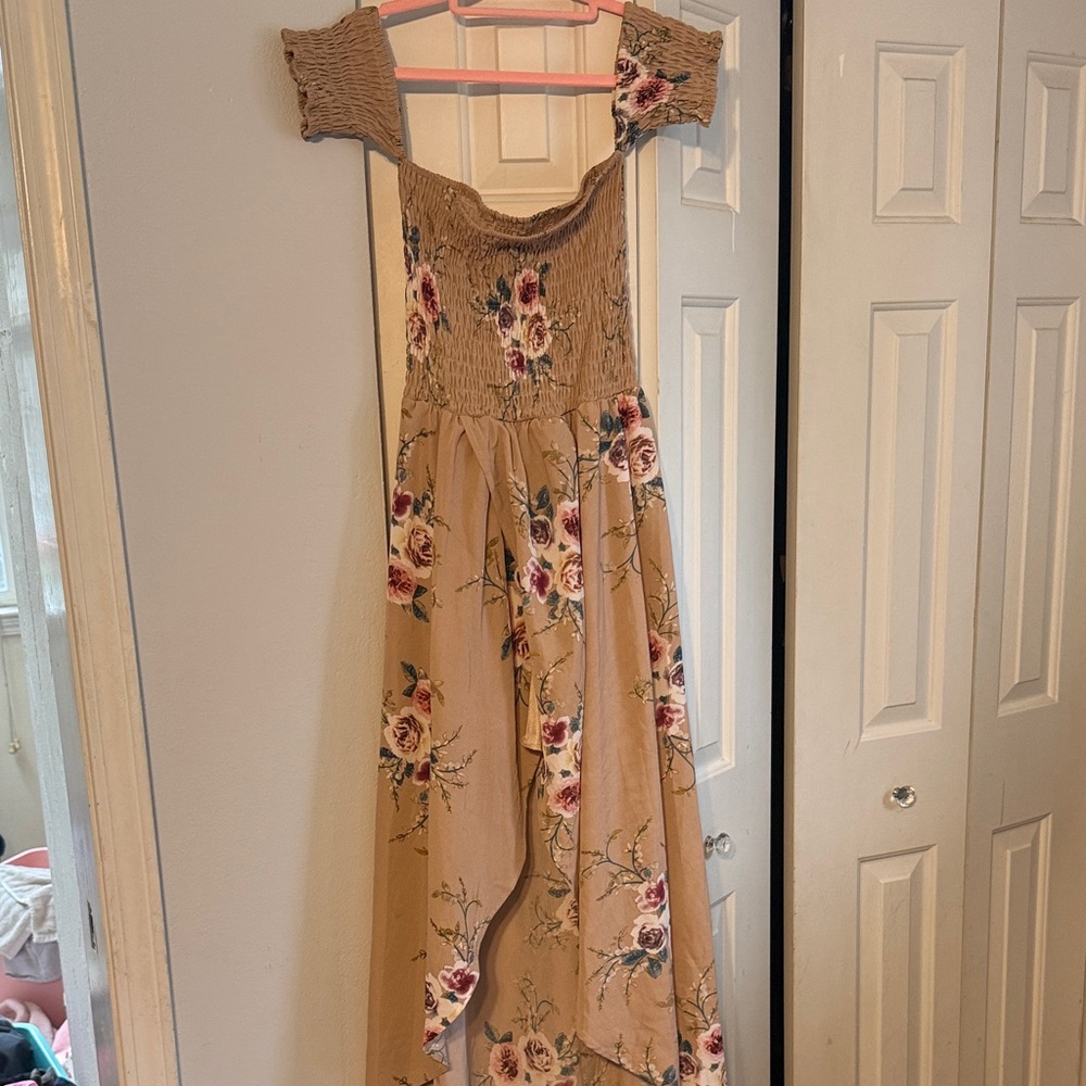Floral Off-Shoulder Dress